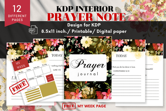 Download Prayer Journal/ Printable/ Digital Paper - Digital paper Collection