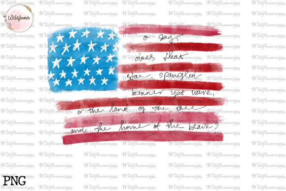 Download USA Flag,4th of July Printable PNG Print - Printable Collection