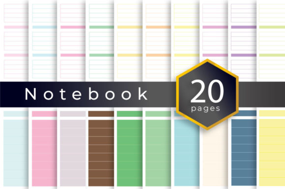 Download Notebook Printable Papers KDP Interior - Printable Collection