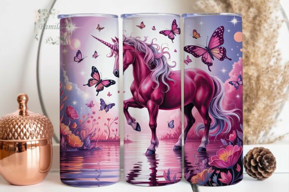 Download Magical Unicorn Butterfly Glitter 20oz T - Unicorn Collection