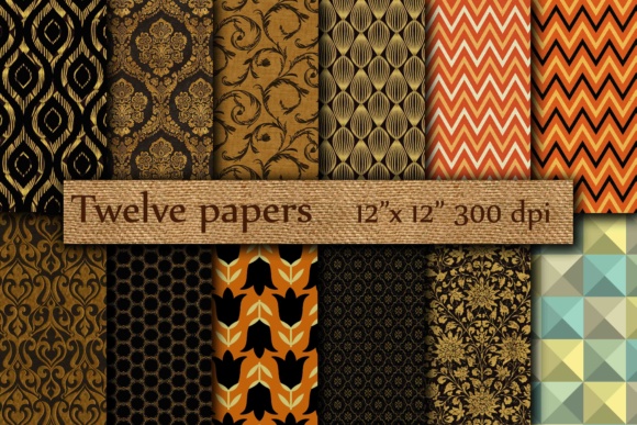 Download Retro Digital Paper - Digital paper Collection