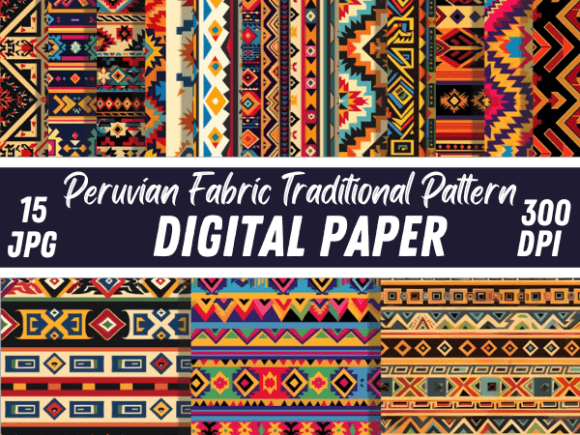 Download Peruvian Fabric Traditional Pattern - Fabric Collection