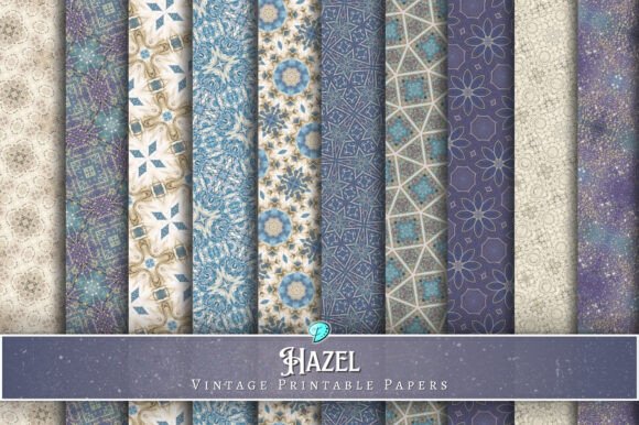Download Hazel Vintage Printable Papers - Printable Collection