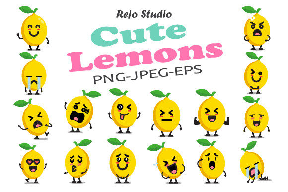 Download Cute Lemons - Lemon Collection