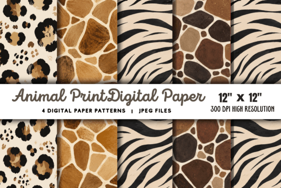 Download Animal Print Digital Paper 2 - Digital paper Collection