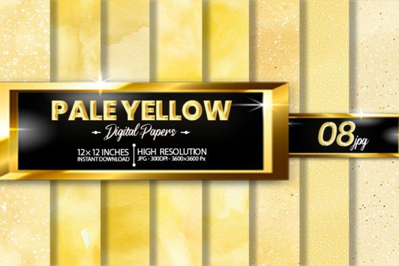 Download Pale Yellow Digital Papers - Digital paper Collection