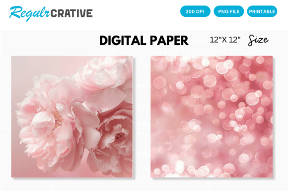 Download Blush Pink Digital Paper Backgrounds - Digital paper Collection