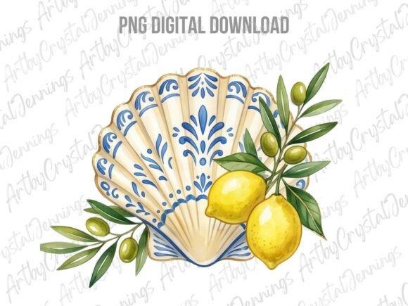 Download Amalfi Lemon Sea Shell PNG - Lemon Collection