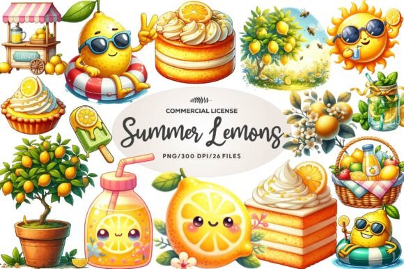 Download Summer Lemons Clipart - Lemon Collection