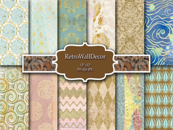 Download Gold Digital Papers - Digital paper Collection