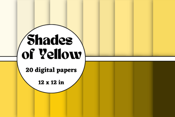 Download Shades of Yellow Digital Papers - Digital paper Collection