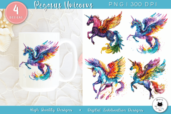Download Pegasus Unicorn Clipart | Mythical PNG - Unicorn Collection