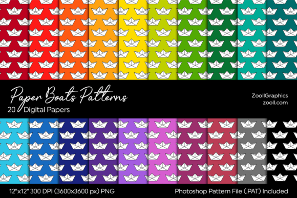 Download Paper Boats Digital Papers - Digital paper Collection