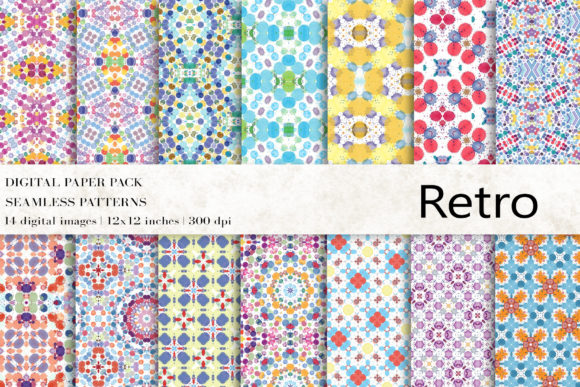 Download Retro Digital Papers - Digital paper Collection