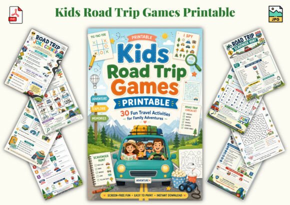 Download Kids Road Trip Games Printable - Premium Resources