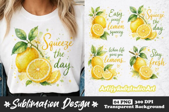 Download Lemon Quote Sublimation PNG Designs - Lemon Collection