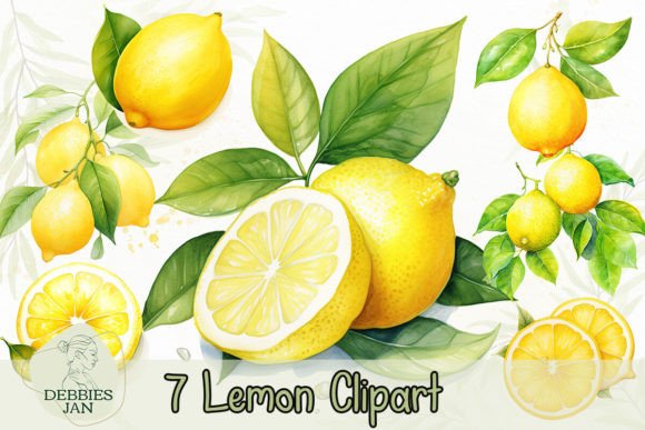 Download Watercolour Lemon Clipart - Lemon Collection