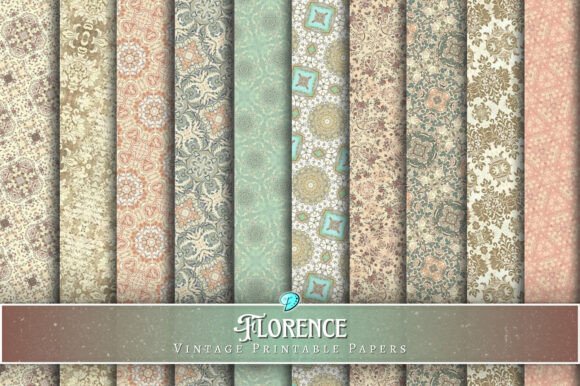 Download Florence Vintage Printable Papers - Printable Collection