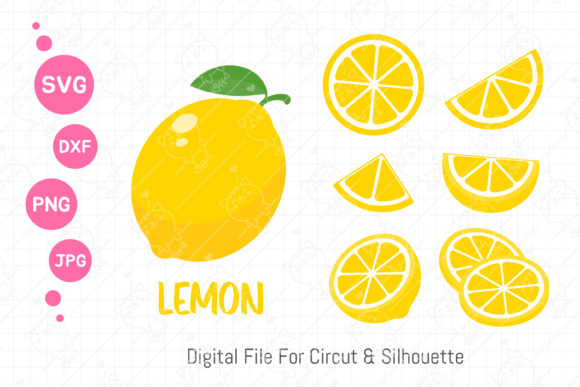 Download Lemon SVG Bundle | Lemon Fruit Slice - Lemon Collection