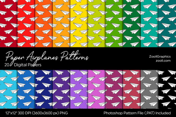 Download Paper Airplanes Digital Papers - Digital paper Collection