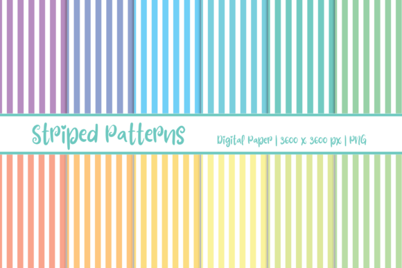 Download Striped Patterns Digital Paper - Digital paper Collection