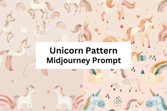 Download Ai Prompt for Unicorn Pattern - Unicorn Collection