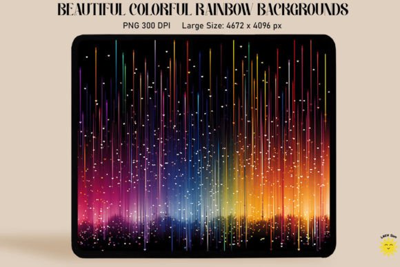 Download Magic Rain of Sparkling Rainbow Lines - Rainbow lines Collection