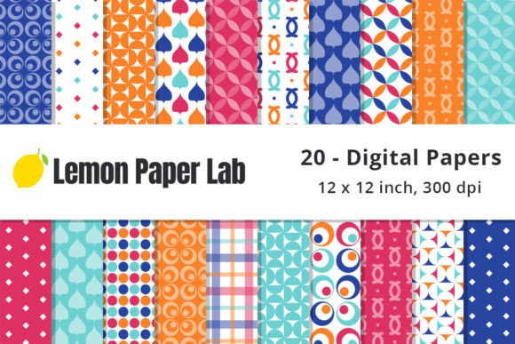 Download Bright Geometric Printable Paper - Printable Collection