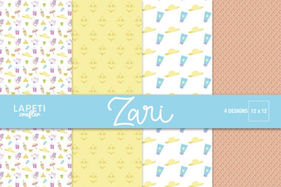 Download Summer Digital Papers 12x12 - Digital paper Collection