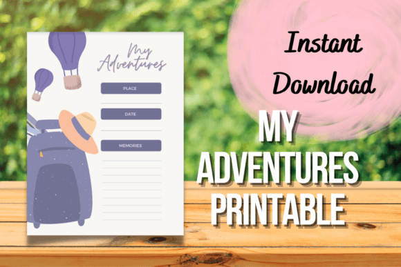 Download My Adventures Journal - Printables - Printable Collection
