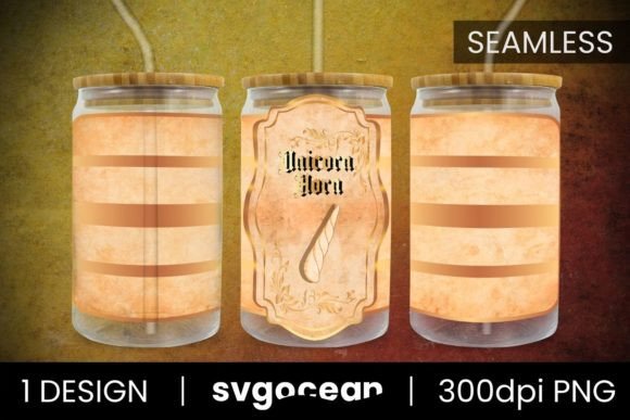 Download Unicorn Horn Can Glass PNG - Unicorn Collection