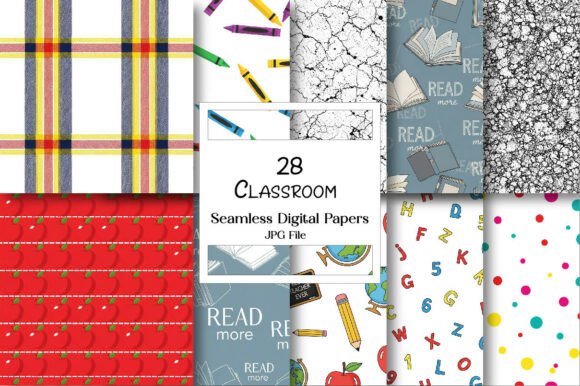 Download Classroom Digital Paper Bundle - Digital paper Collection