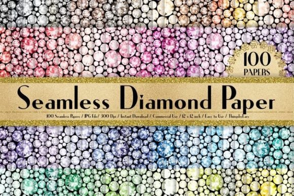Download Seamless Diamond Digital Papers - Digital paper Collection