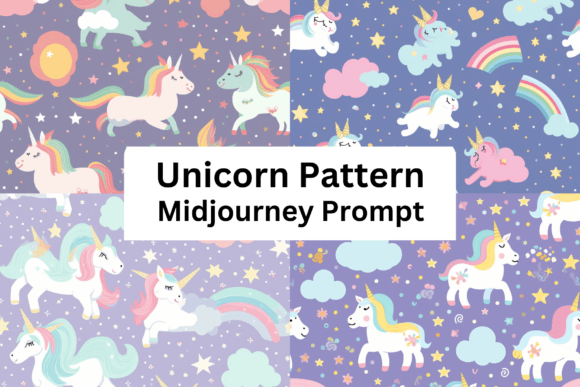 Download Midjourney Prompt for Unicorn Pattern - Unicorn Collection