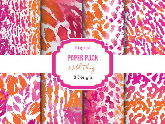 Download Bright Animal Print Digital Paper - Digital paper Collection