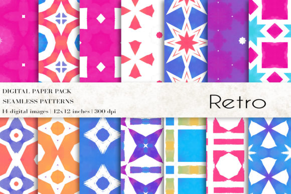 Download Retro Digital Papers - Digital paper Collection