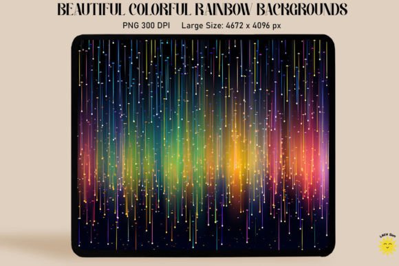 Download Magic Rain of Sparkling Rainbow Lines - Rainbow lines Collection