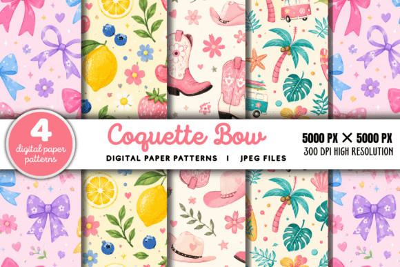 Download Coquette Bow Striped Background 5 - Striped Collection